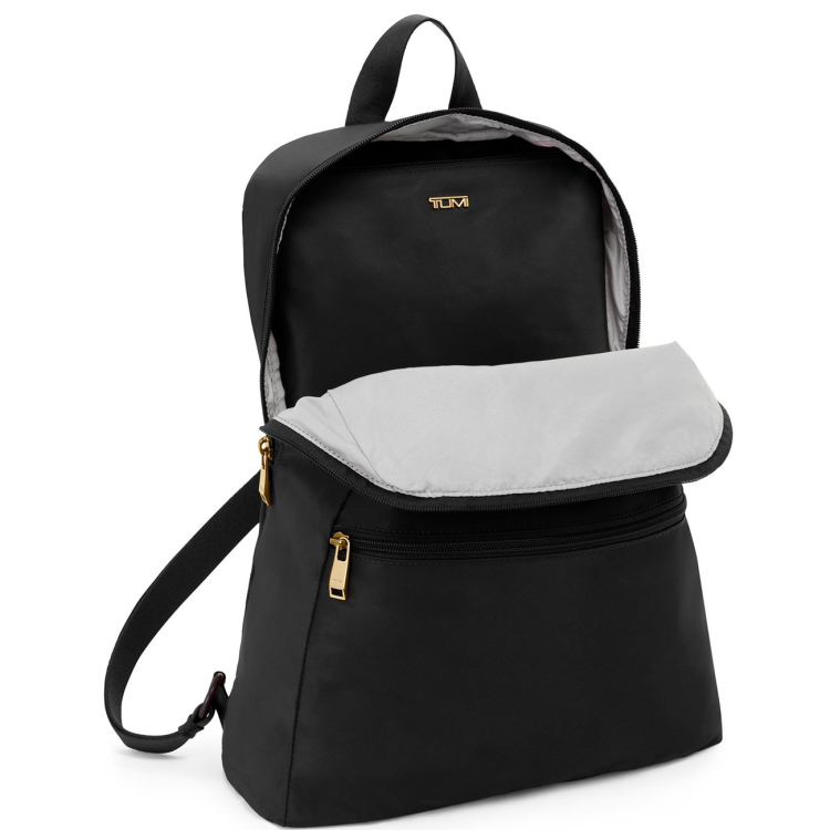 tumi backpack cover Voyageur Leather Raina Large Black/Light Gold practical design that doesnt compromise on style Tumi Alpha Brief Pack Black