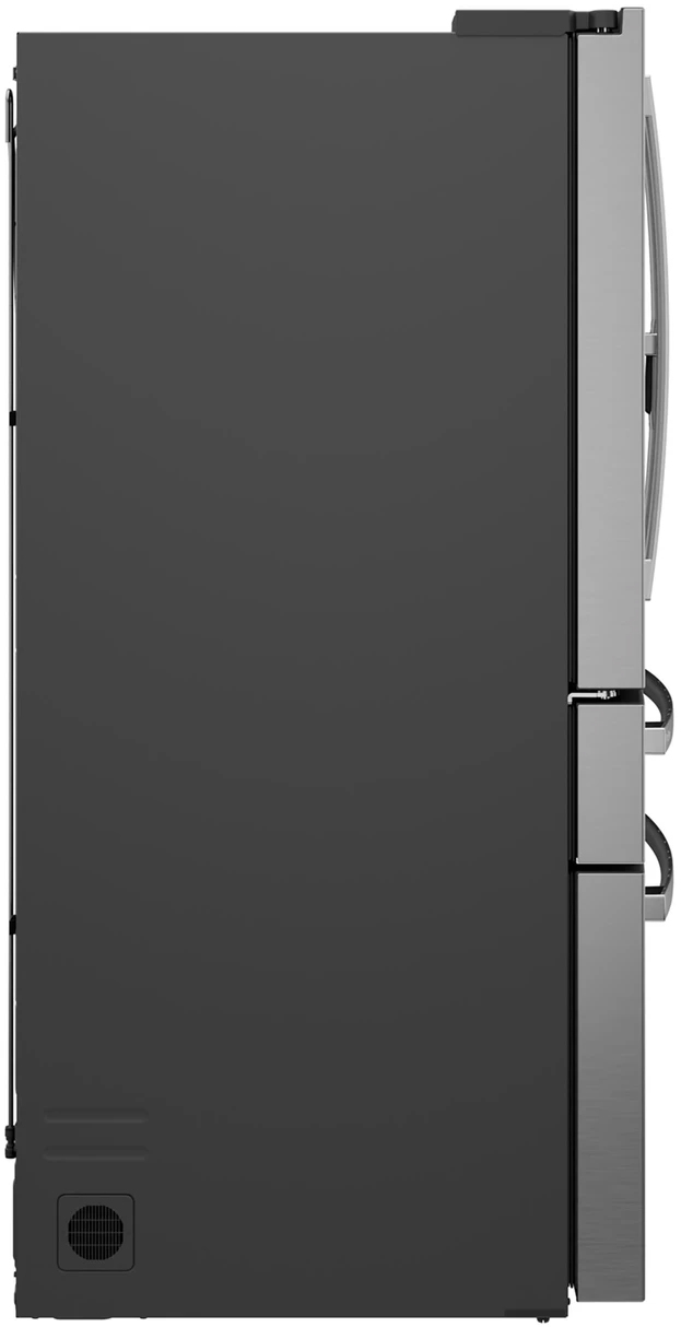 Side view of GE Profile Refrigerator