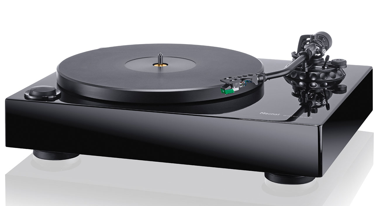Front Angled View of Magnat Turntable Opened