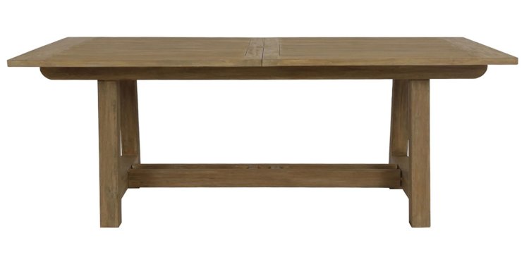 Large image of Alternate view of Sunset West Coastal Teak Extension Table in Coastal Teak - SW5501-T79-118