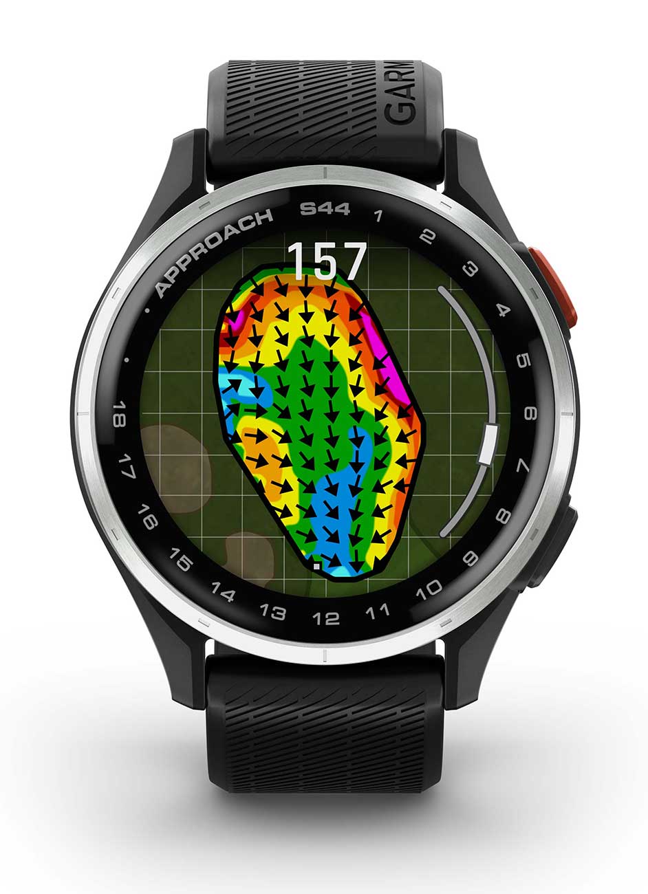 Front view of Smartwatch (Green Contact)