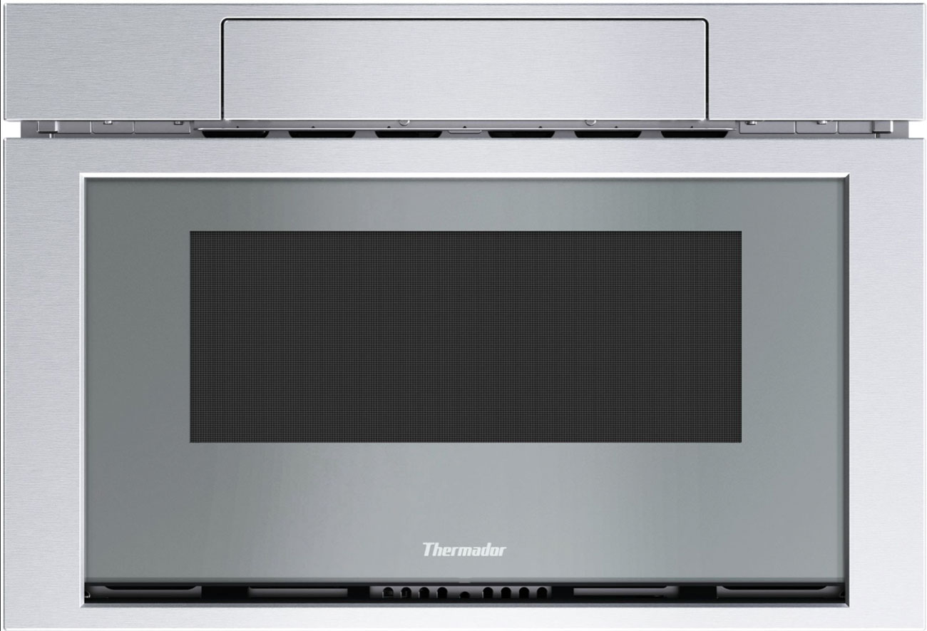 Main front view of Thermador MicroDrawer in Stainless