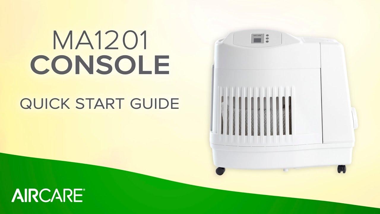 Watch AIRCARE- MA1201 CONSOLE Quick Start Guide