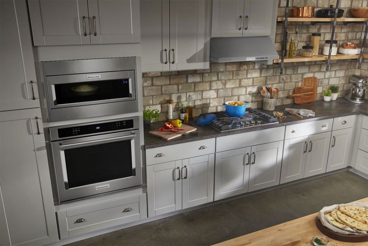 Large image of KitchenAid ADA 30" Stainless Steel Single Wall Oven With Even-Heat True Convection