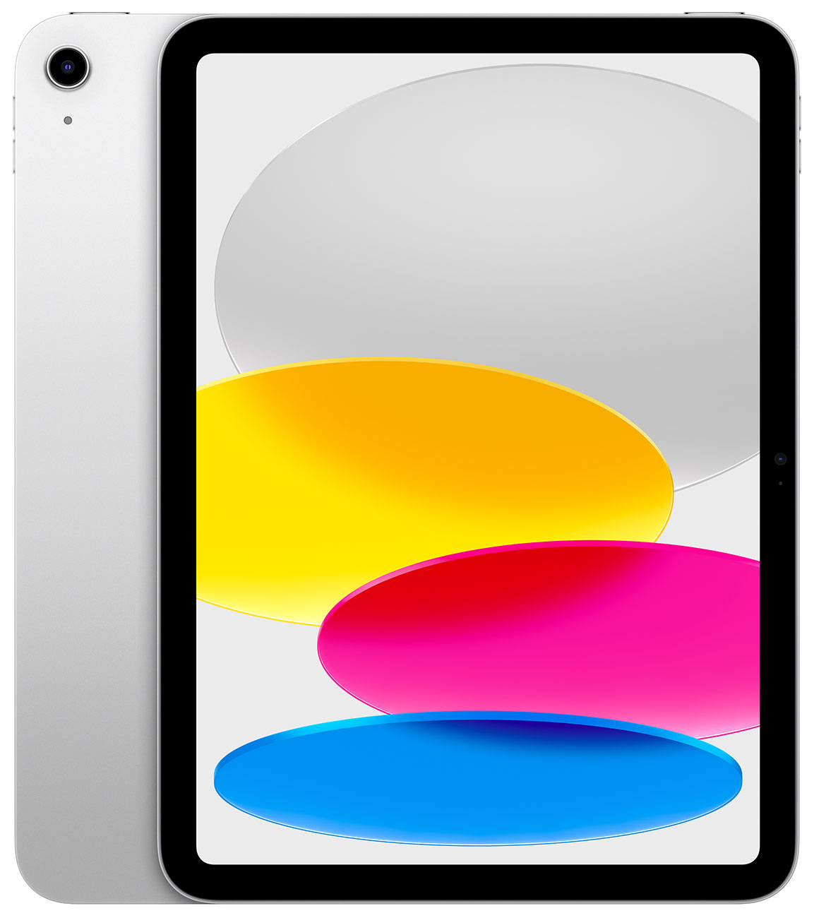 Front View Of The Apple iPad (11th Generation) In Silver Finish