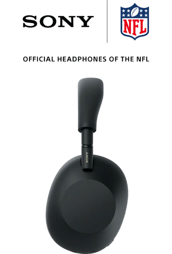 Side View of Sony Wireless Noice Cancelling Headphones