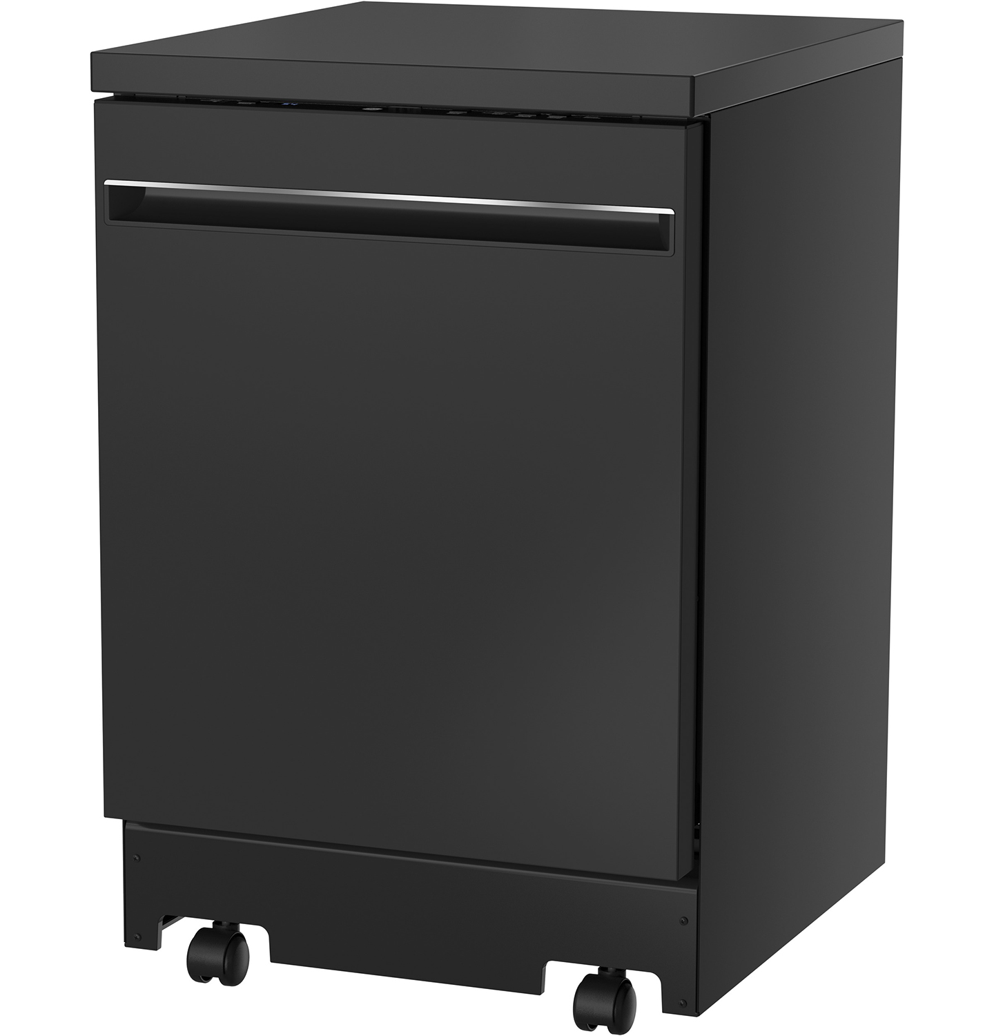GE 24" Black Portable Dishwasher GPT225SGLBB Abt