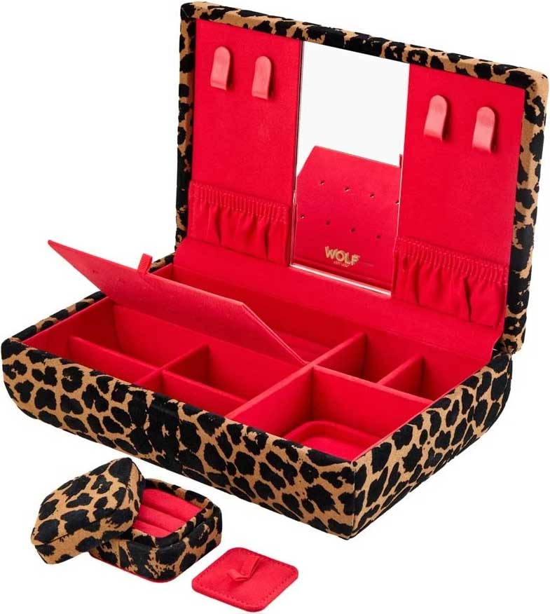 Angled view of WOLF 1834 Jewelry Box
