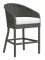 Sunset West Cabo Bar Stool in Soothe Pearl Sunbrella | Kahlua