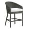 Sunset West Cabo Bar Stool in Soothe Pearl Sunbrella | Kahlua
