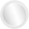 Howard Elliott George Round Mirror In Matte White Finish