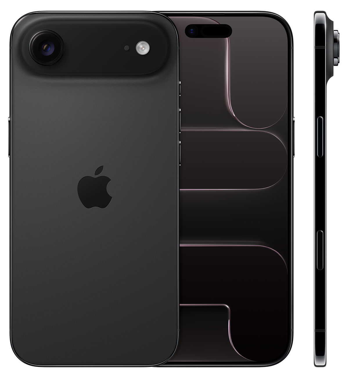 Front Rear And Side View of iPhone Air