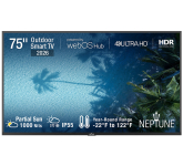 Neptune 75-Inch Partial Sun 4K UHD Outdoor Smart TV