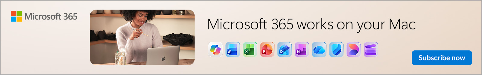 Microsoft 365 works on your Mac