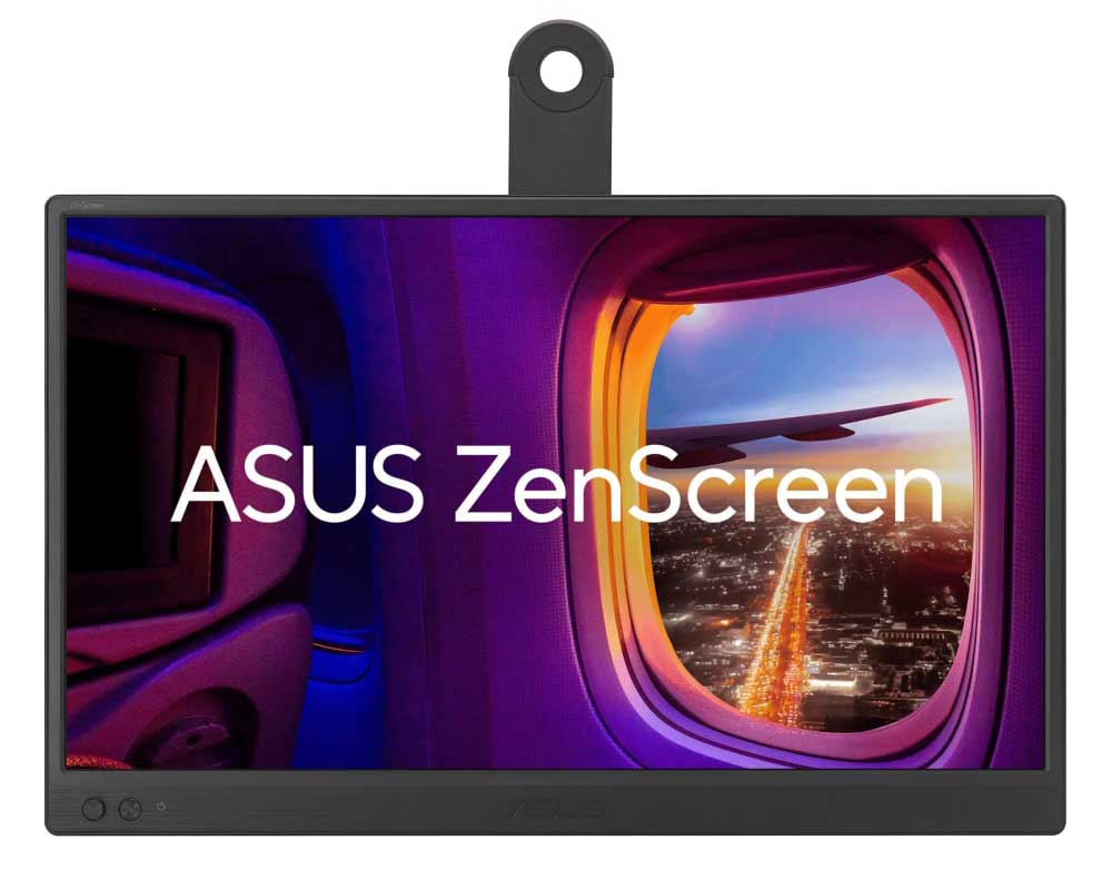 Front view of ZenScreen LED Portable Monitor 16-Inch FHD
