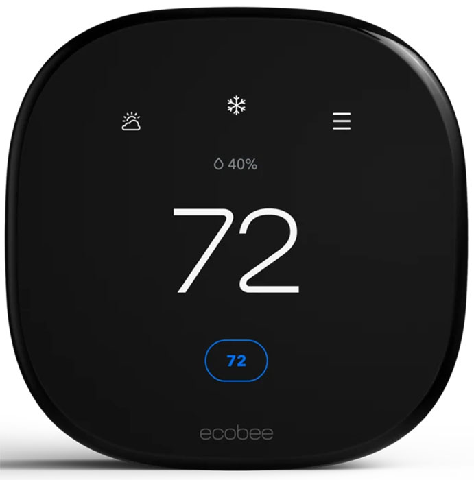 Front View Image of ecobee Thermostat