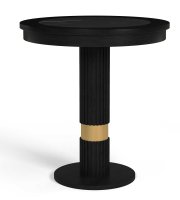 RAM Game Room Prohibition Series Pub Table in Black