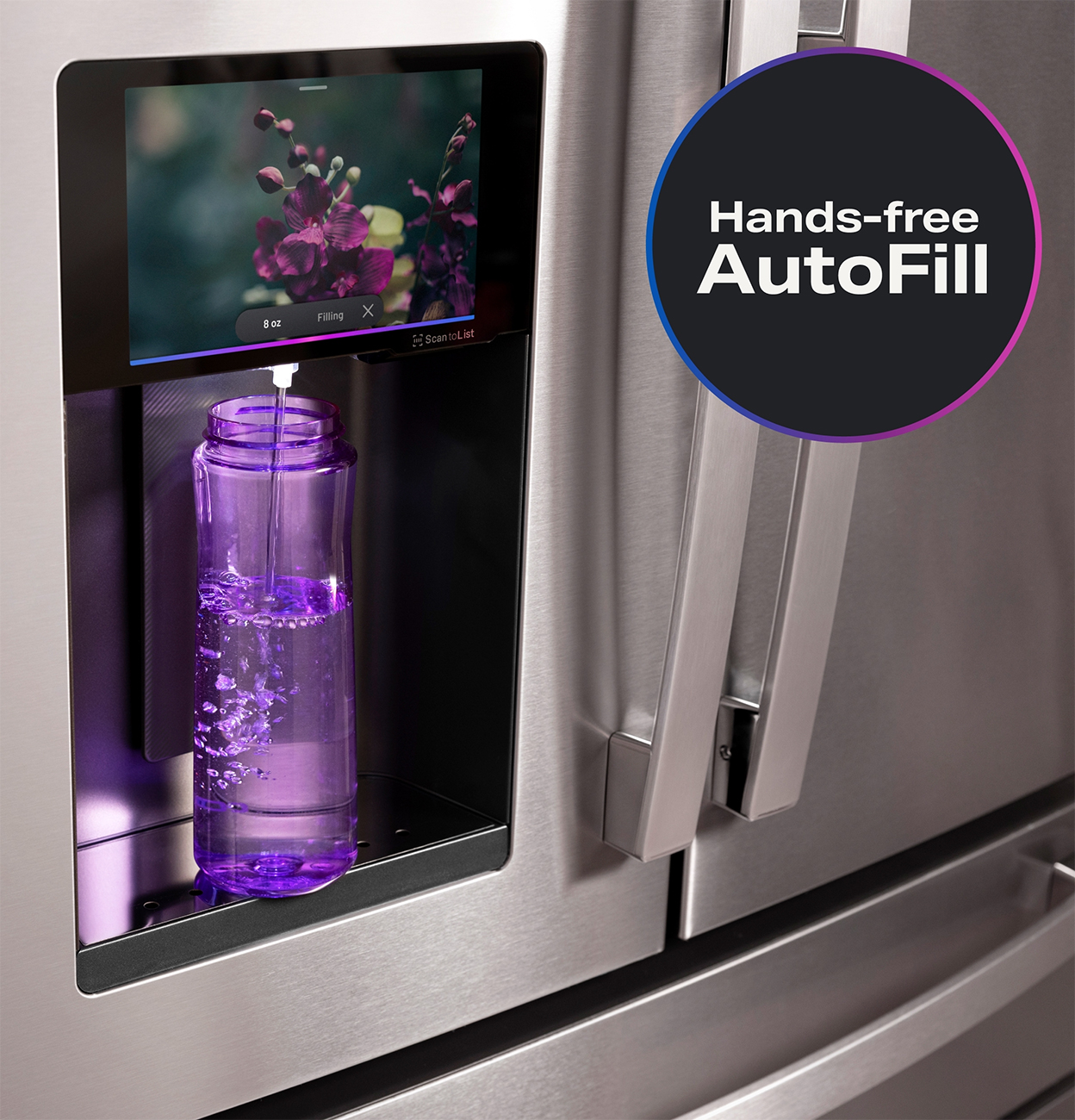 Hands Free view of GE Profile Refrigerator