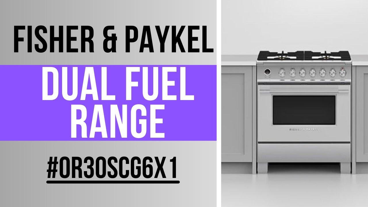 Watch Fisher Paykel Dual Fuel Range OR30SCG6X1
