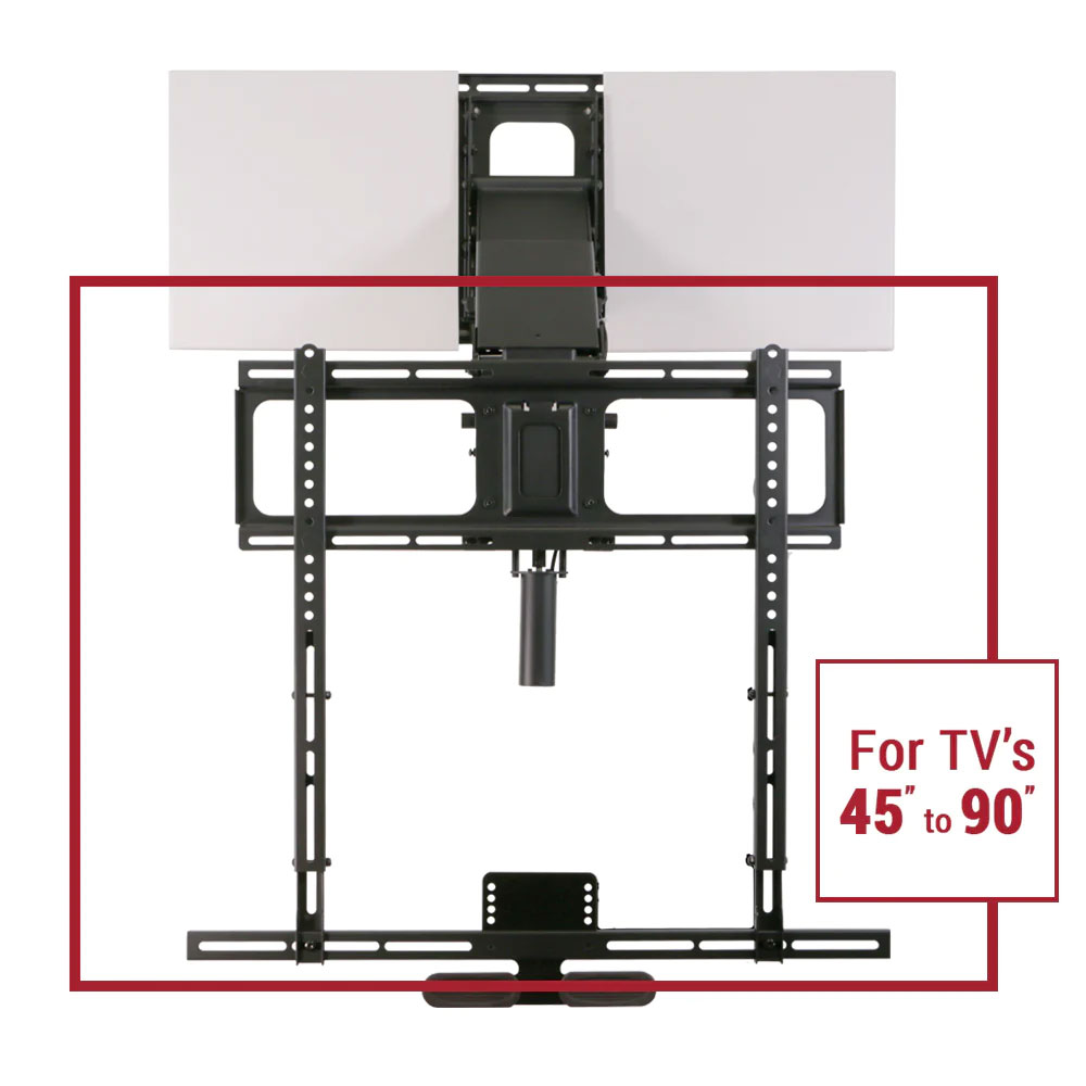 MantelMount Motorized Drop Down & Swivel TV Mount MM815 Abt