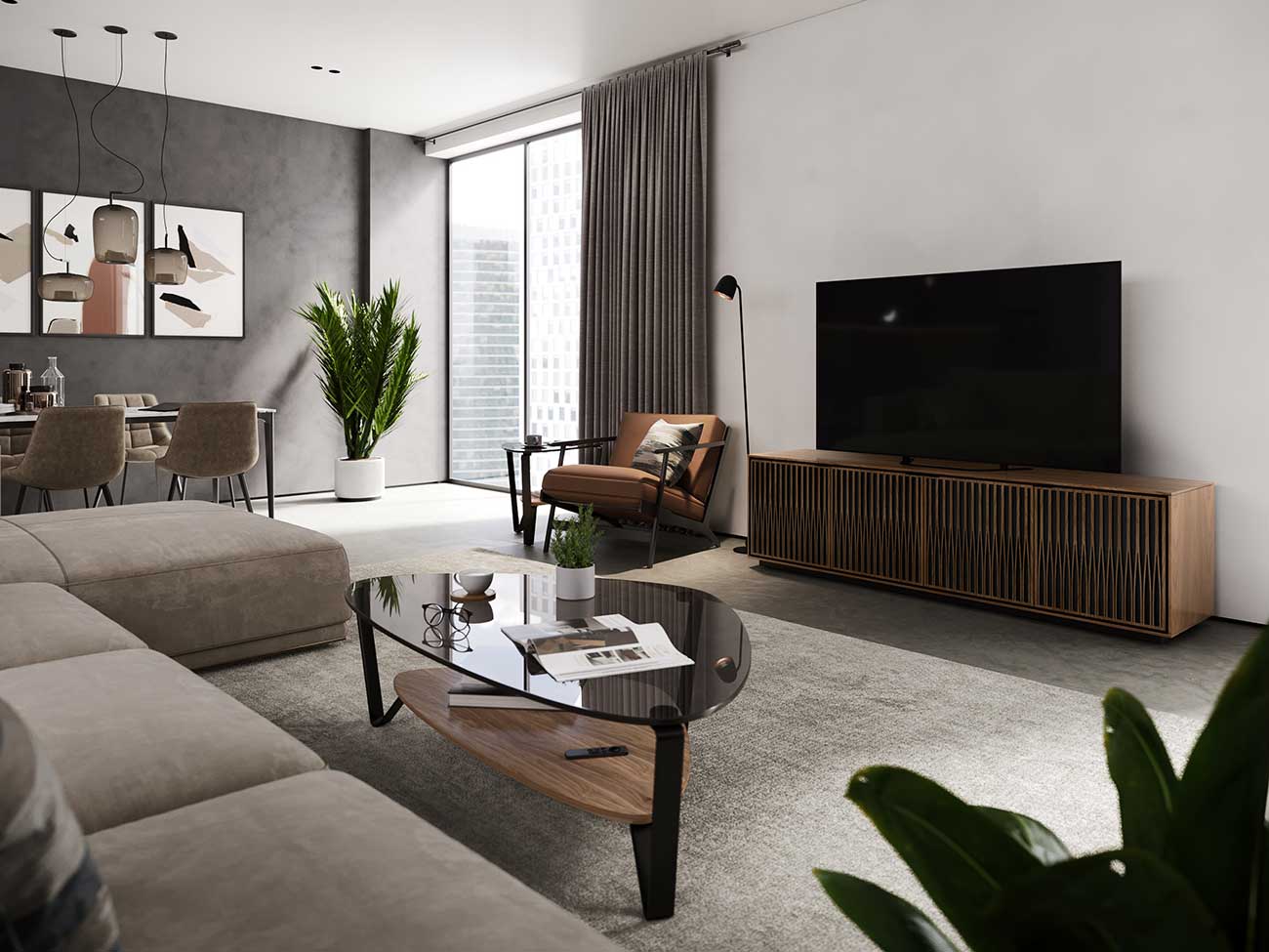 BDI - 8703 TU-WL - TV Stands & Entertainment Centers