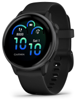 Garmin Smartwatch 43mm Forerunner 165 in Mist Gray and Whitestone - 010-02863-21
