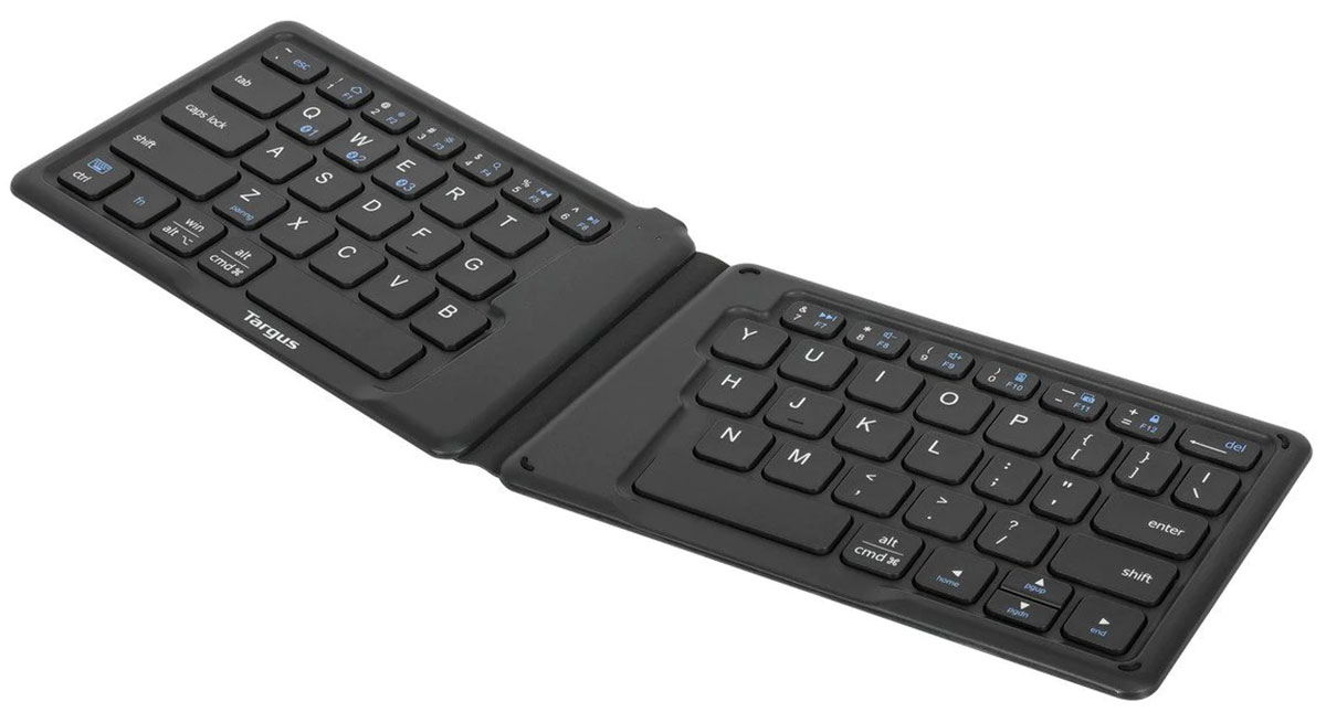 Top Right View Image of Foldable Keyboard