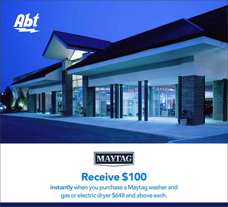 Maytag Receive $100