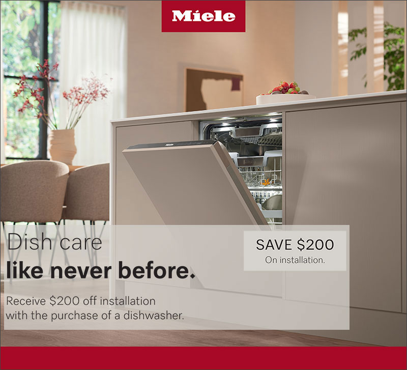 Miele Receive $200 Off Dishwasher with Installation