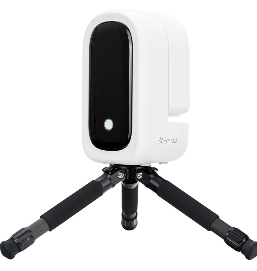 Seestar S30 Pro compact dual-camera smart telescope.