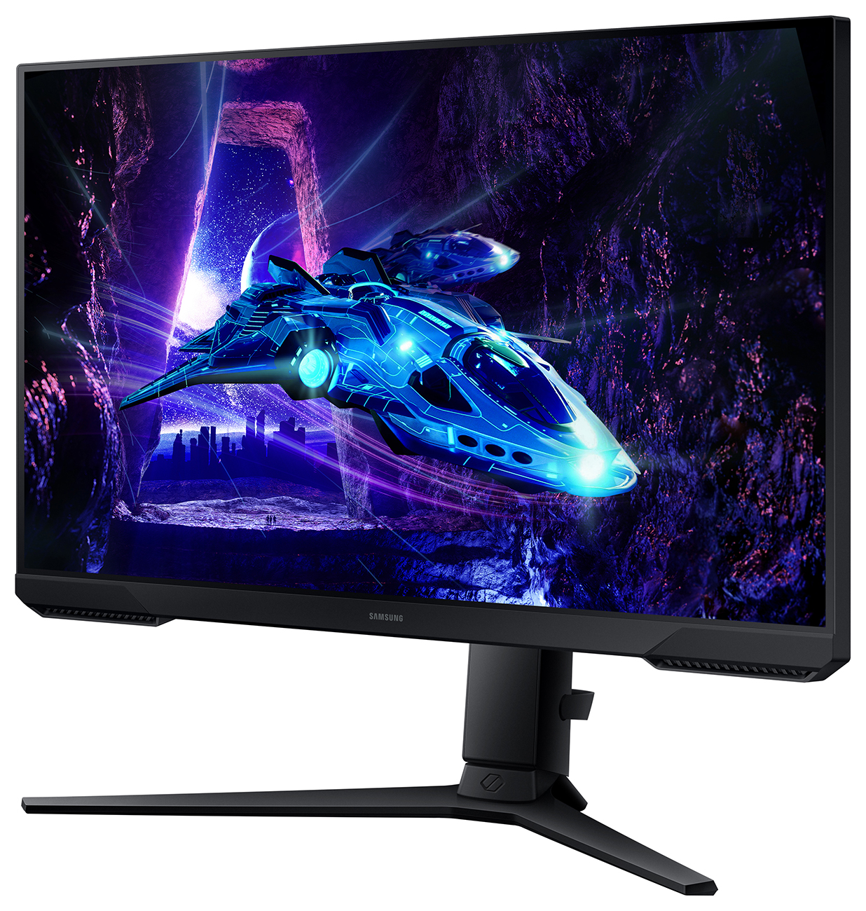 Front Right View of Samsung Computer Monitor