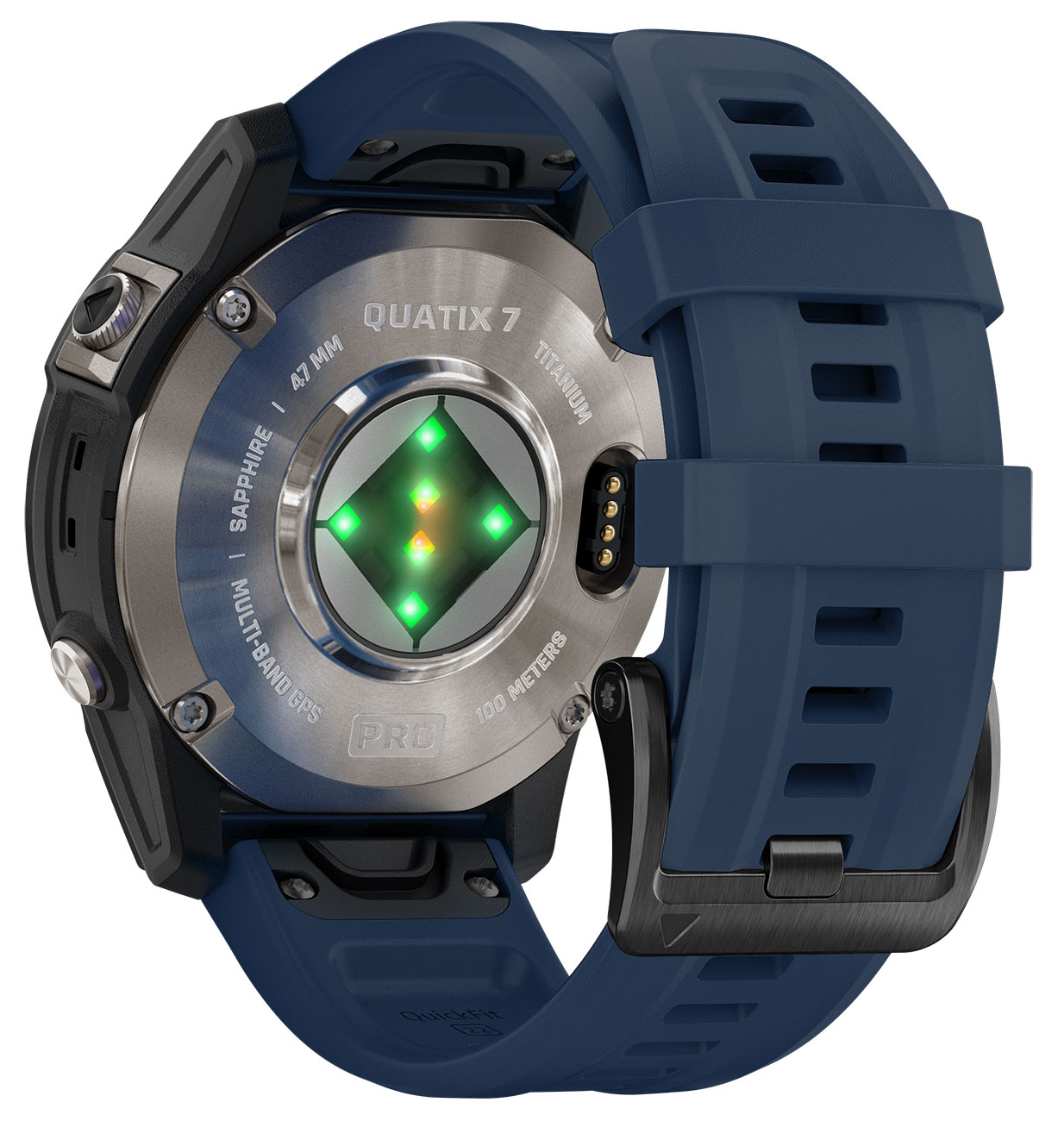 Back Angle View of Garmin Watch