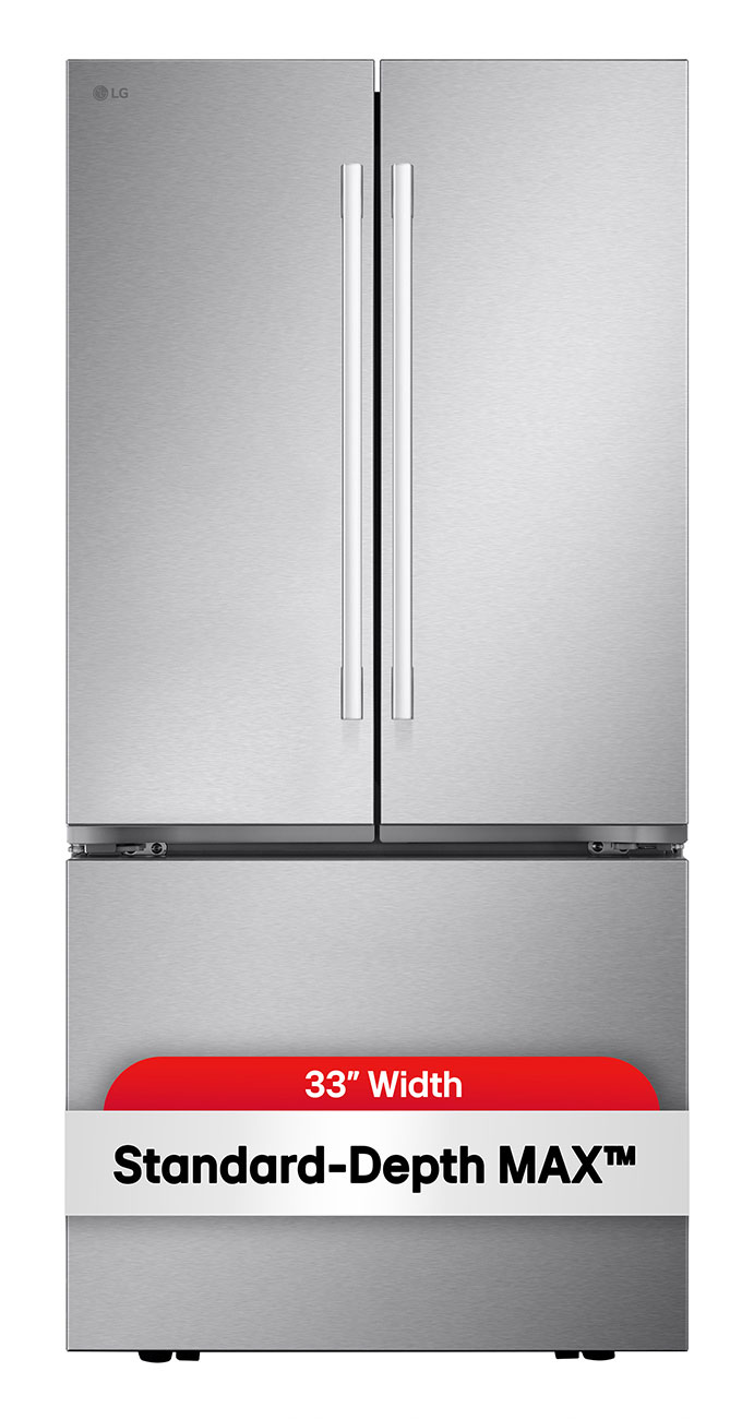 Front View of Refrigerator with Band