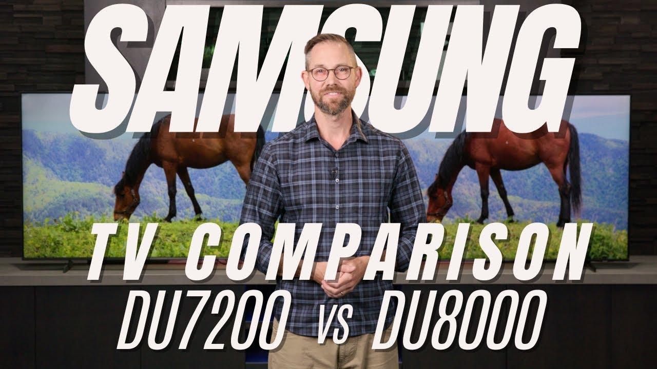 Samsung 4K Crystal UHD TV Comparison: DU7200 vs DU8000 Video