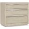Bernhardt Solaria Nightstand in Dune | Shiny Nickel