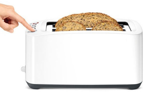 Breville Lift And Look White 4Slice Toaster BTA630XL