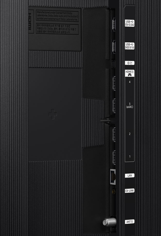 Close Up View Of The TV Ports