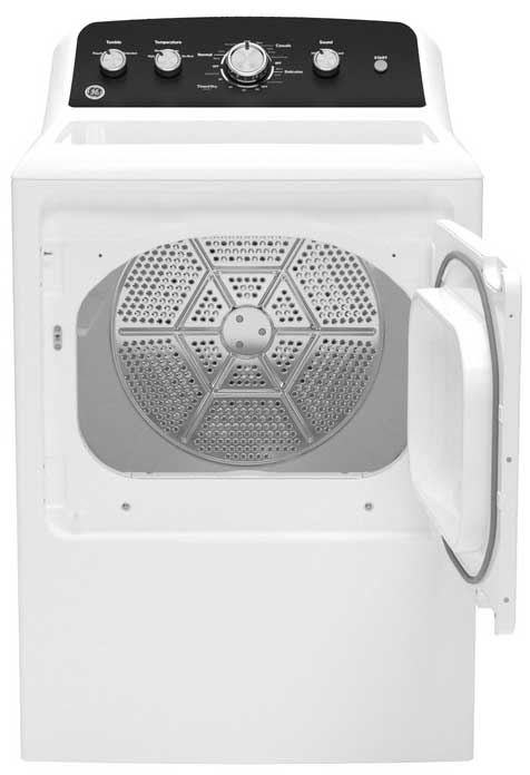 GE - GTD48GASWWB - Gas Dryers