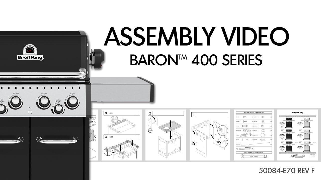 Watch Baron 400 Series Assembly | North America | Broil King