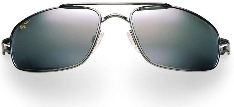 Maui Jim gun metal polarized sunglasses Maui Jim MJ-353-02 Kukuna Gunmetal Frame Polarized Grey  main image 4