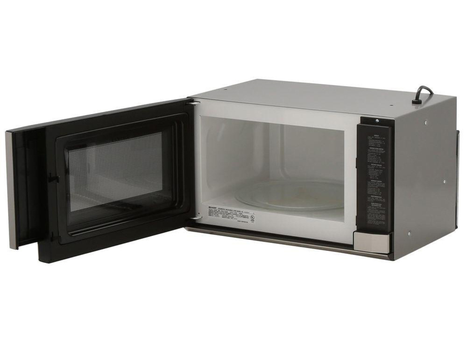 Sharp R1214ty Sharp 1.5 Cu. Ft. Stainless Microwave R1214TY | Abt