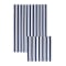 MUkitchen Basket Weave Stripe Ink Blue Towel