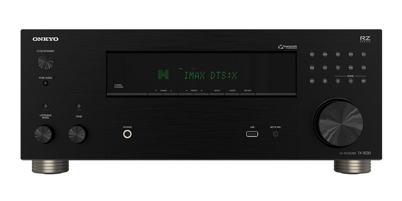 Front View of Onkyo Receiver