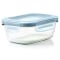 OXO Smart Seal 1.6-Cup Glass Rectangle Container in Arctic Blue