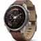 Garmin fenix 9 Pro inReach, Smartwatch 47mm in Titanium with Walnut Leather Band