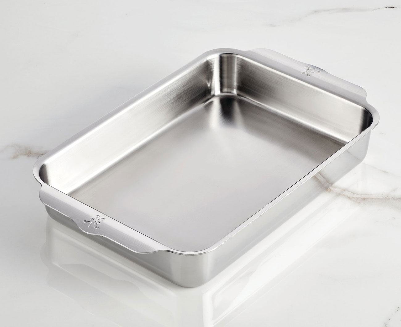 Angled Front View of Rectangular Baker