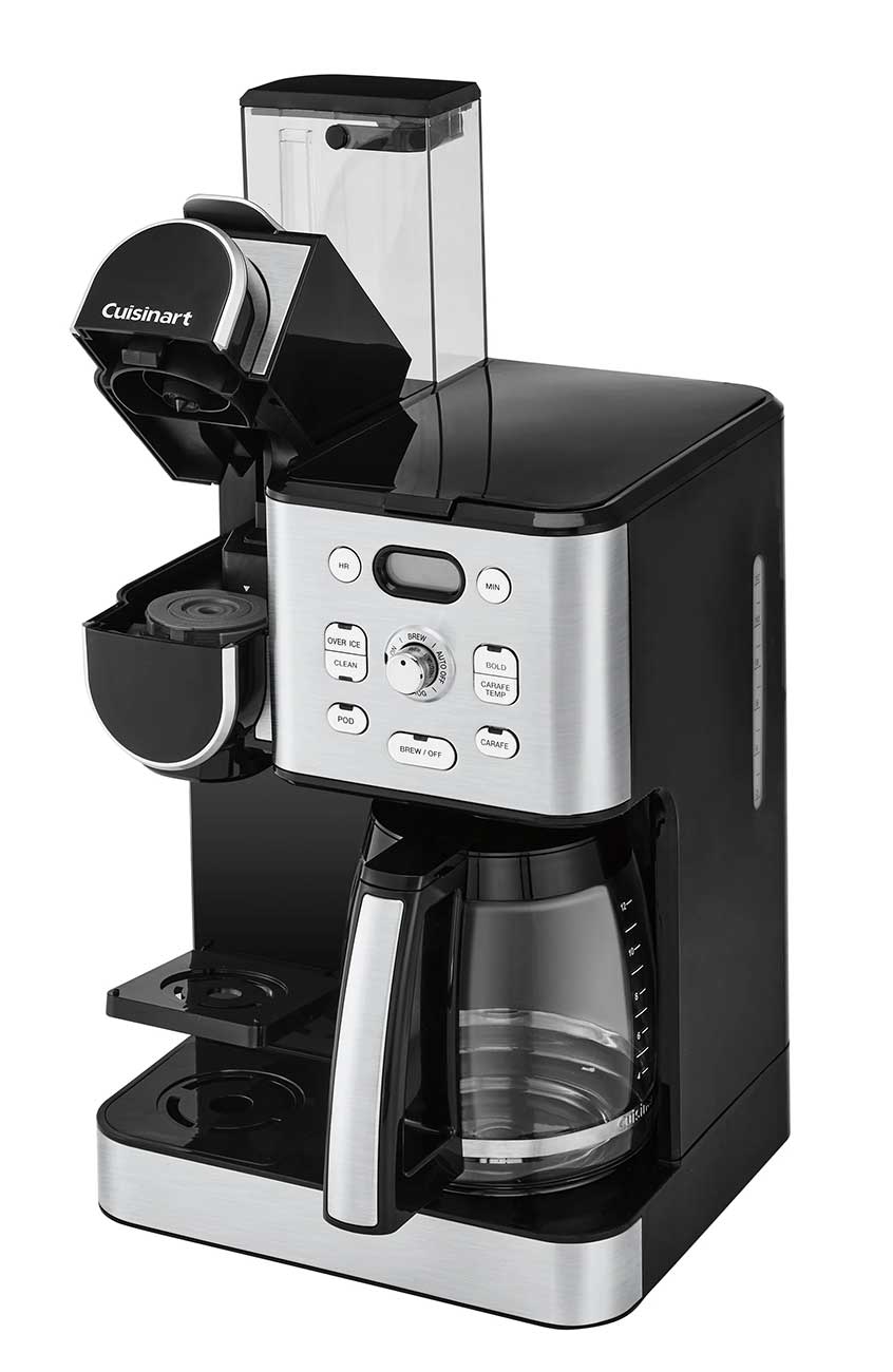 Front Angled view of 2-in-1 Coffee Maker 1