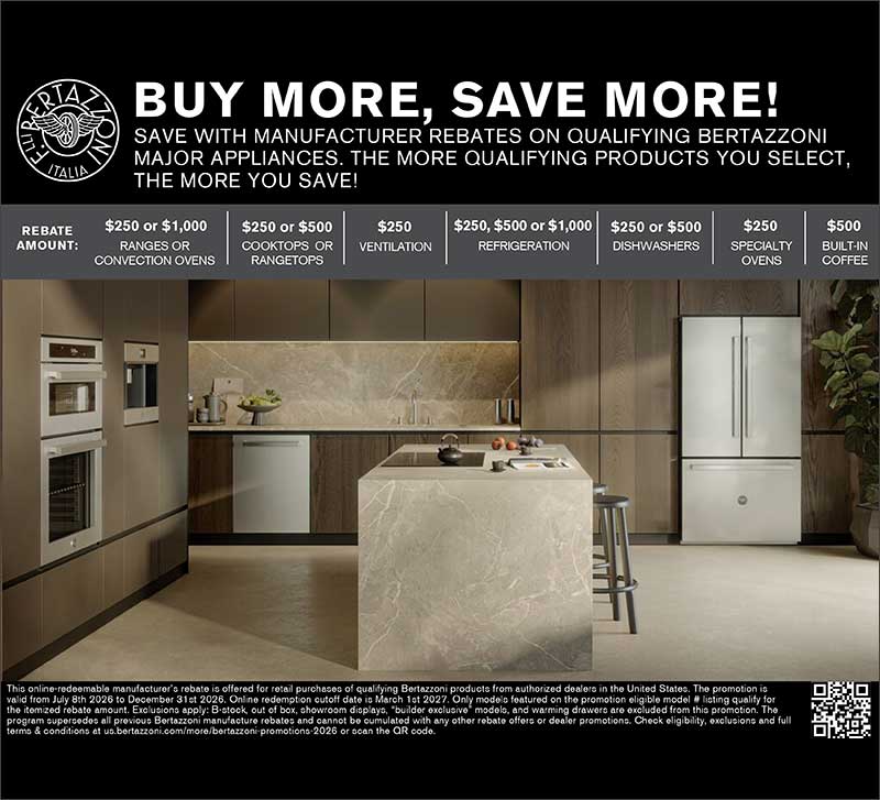 Bertazzoni Buy More, Save Even More