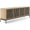 BDI Elements Media Console with 4 Tune Doors in Washed Oak