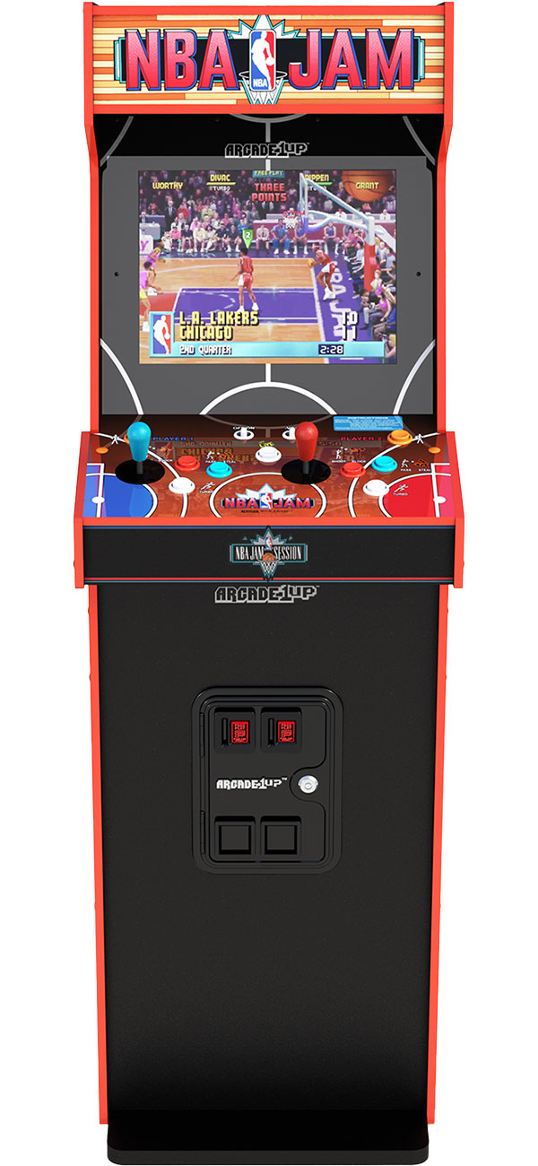 Arcade1Up - 40811-NBAJAM-SLIMCADE - Video Game Arcade Machines